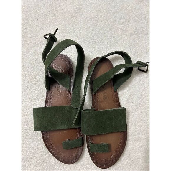 New Free People Torrence Ankle Wrap Sandal size 8 - Picture 2 of 5